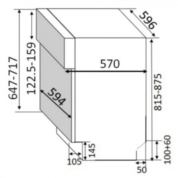 Посудомоечная машина Bompani BI05153/E-1