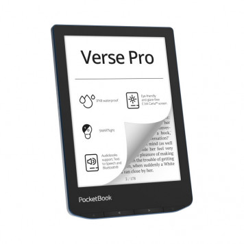 Электронная книга e-reader PocketBook 634 Verse Pro Azure (PB634-A-WW)