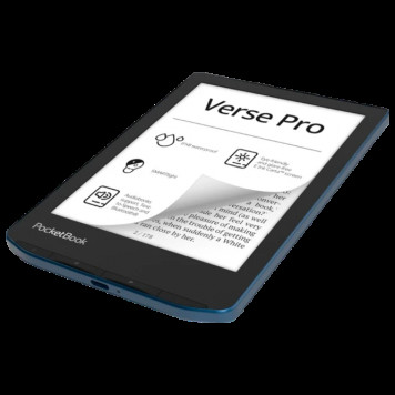 Электронная книга e-reader PocketBook 634 Verse Pro Azure (PB634-A-WW)-1