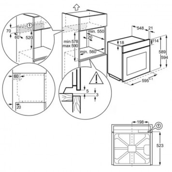 Духовой шкаф Electrolux LOD6C77WZ-5