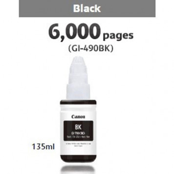 Краска для принтеров с (СНПЧ) INK Bottle GI-490 BK -3